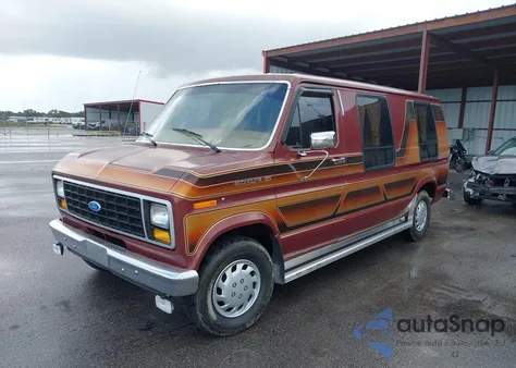 1984 Ford Econoline E150 Van from USA, damaged, VIN 1FDEE14Y8EHA14827